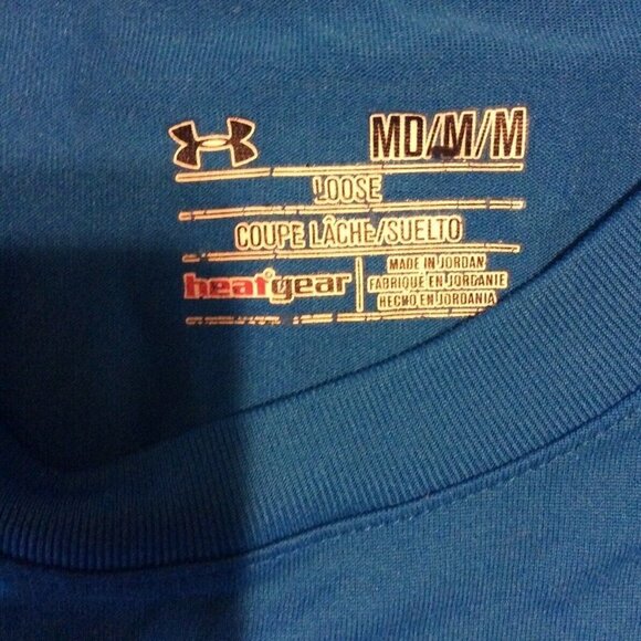 Under Armour Heatgear Loose Fit T-Shirt sz Medium - Picture 10 of 11